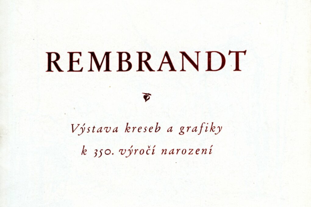 Rembrandt. Výstava kreseb a&nbsp;grafiky k&nbsp;350. výročí narození